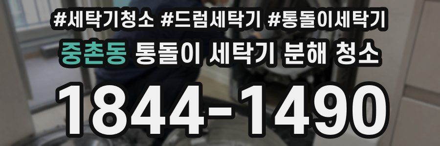 중촌동 통돌이 세탁기 분해 청소