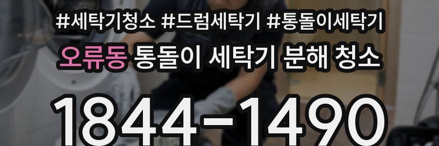 오류동 통돌이 세탁기 분해 청소
