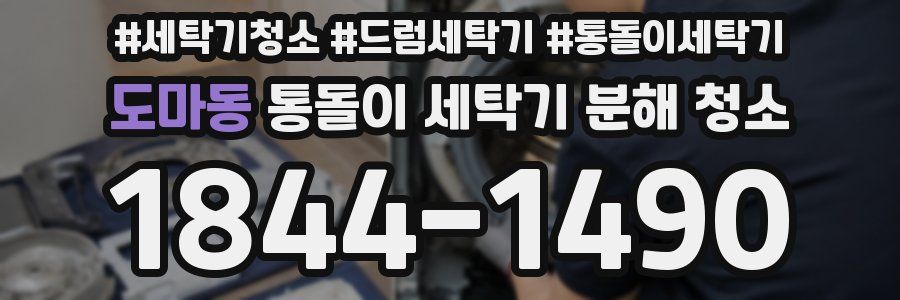 도마동 통돌이 세탁기 분해 청소