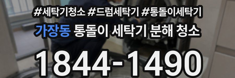 가장동 통돌이 세탁기 분해 청소