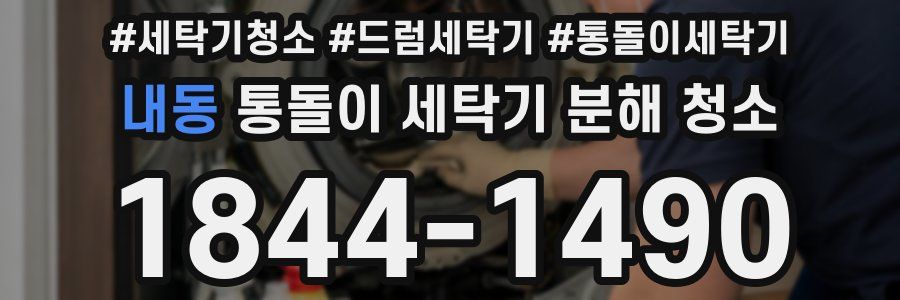 내동 통돌이 세탁기 분해 청소