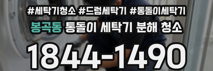 봉곡동 통돌이 세탁기 분해 청소