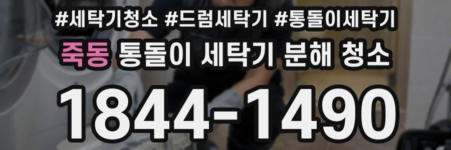 죽동 통돌이 세탁기 분해 청소