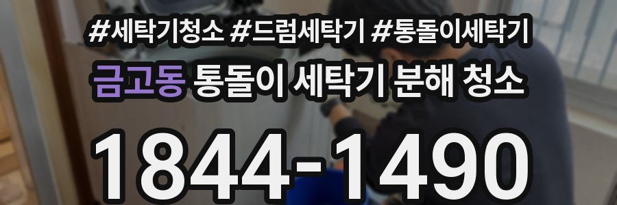 금고동 통돌이 세탁기 분해 청소
