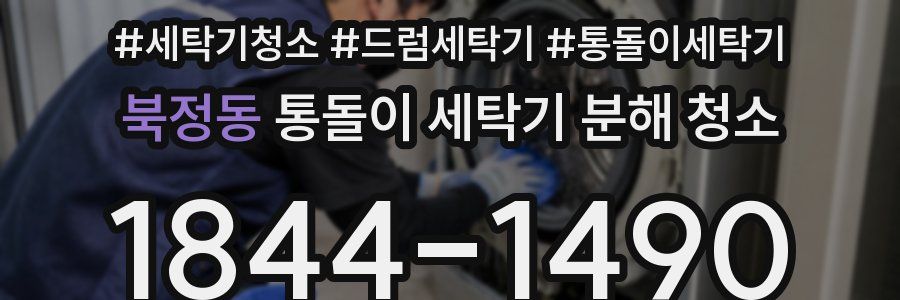 북정동 통돌이 세탁기 분해 청소