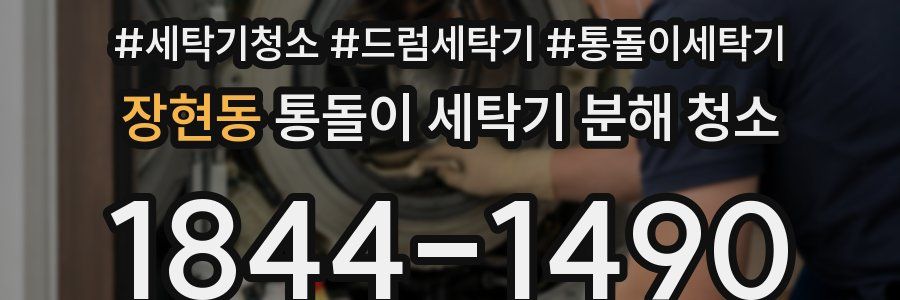 장현동 통돌이 세탁기 분해 청소