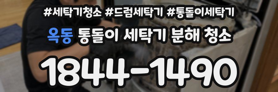 옥동 통돌이 세탁기 분해 청소