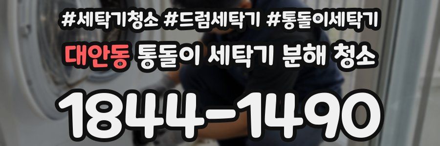 대안동 통돌이 세탁기 분해 청소