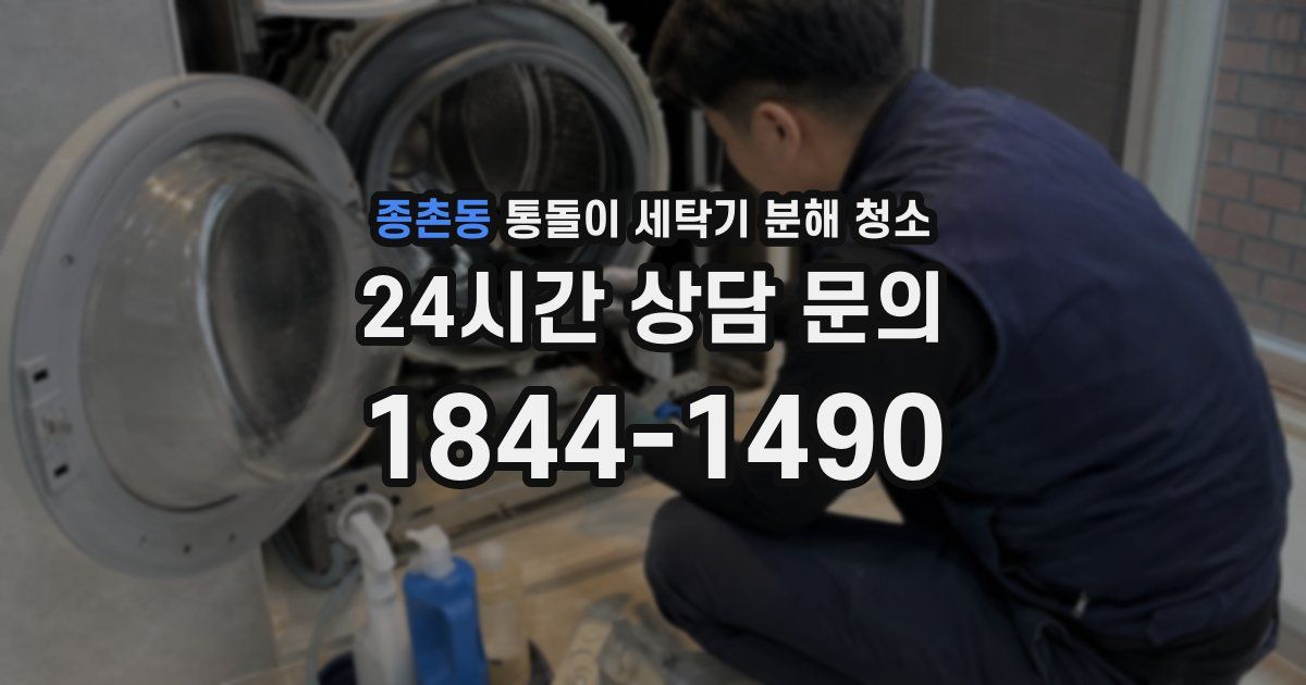 종촌동 통돌이 세탁기 분해 청소