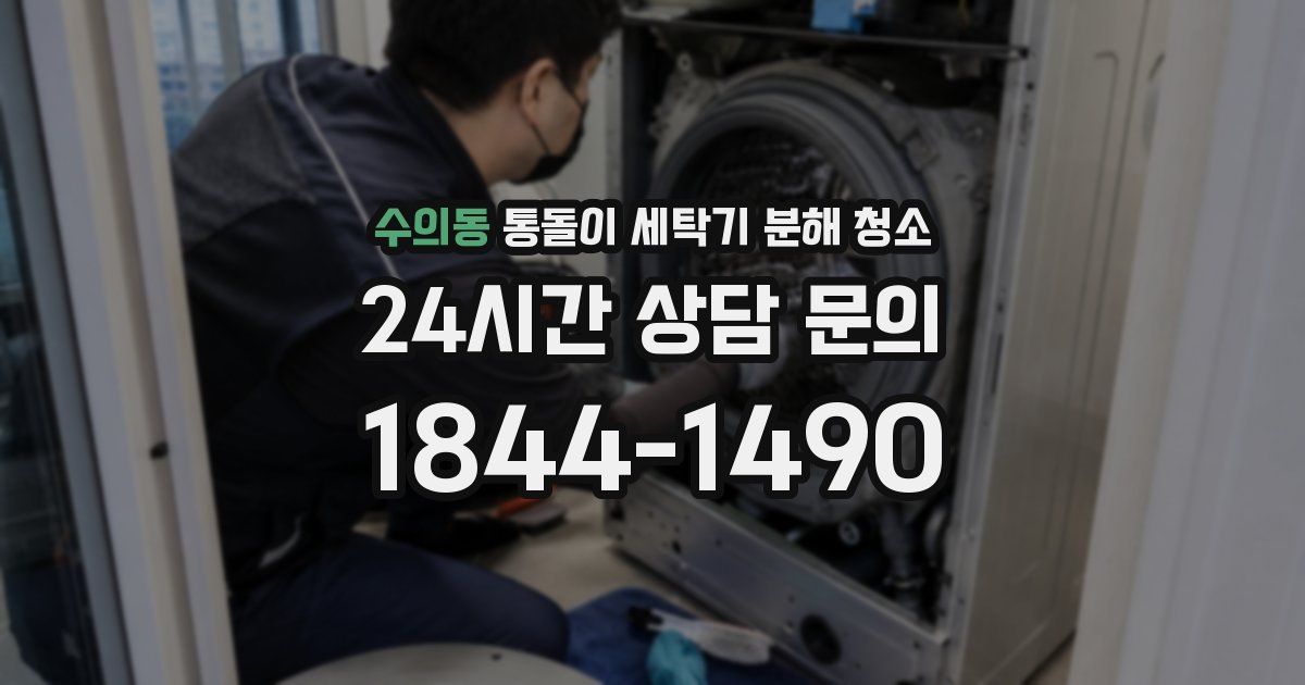 수의동 통돌이 세탁기 분해 청소