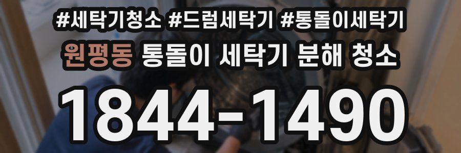 원평동 통돌이 세탁기 분해 청소