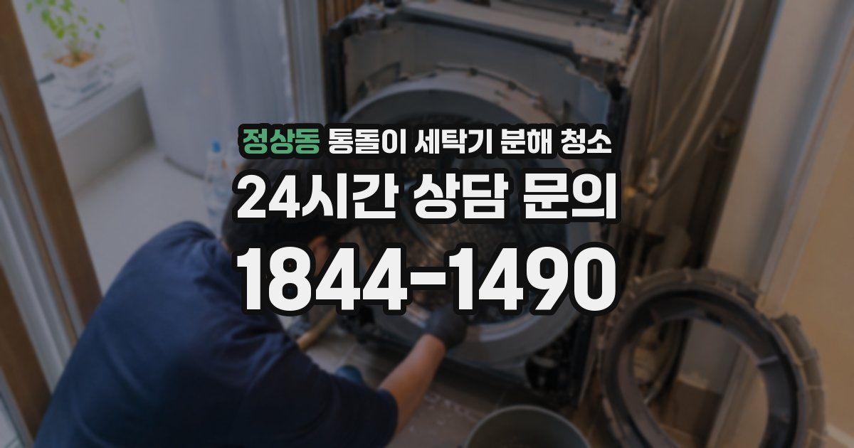 정상동 통돌이 세탁기 분해 청소