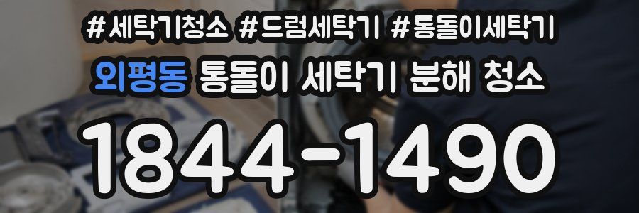 외평동 통돌이 세탁기 분해 청소