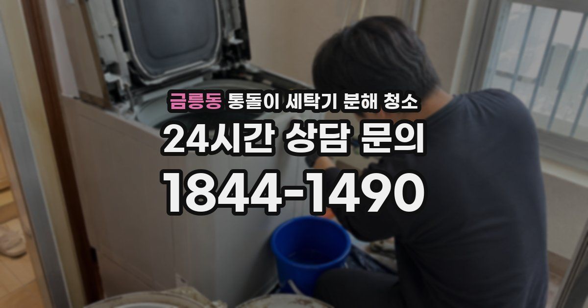 금릉동 통돌이 세탁기 분해 청소