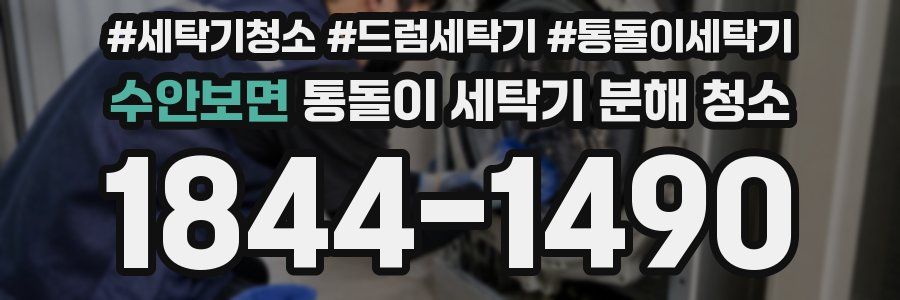 수안보면 통돌이 세탁기 분해 청소