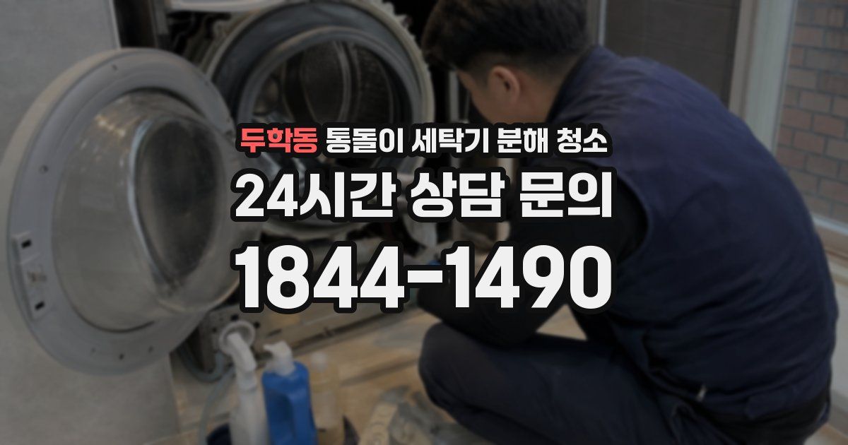 두학동 통돌이 세탁기 분해 청소