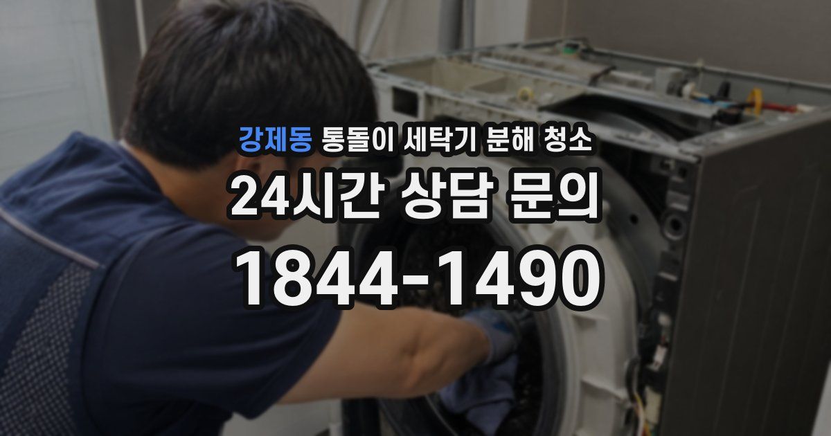 강제동 통돌이 세탁기 분해 청소