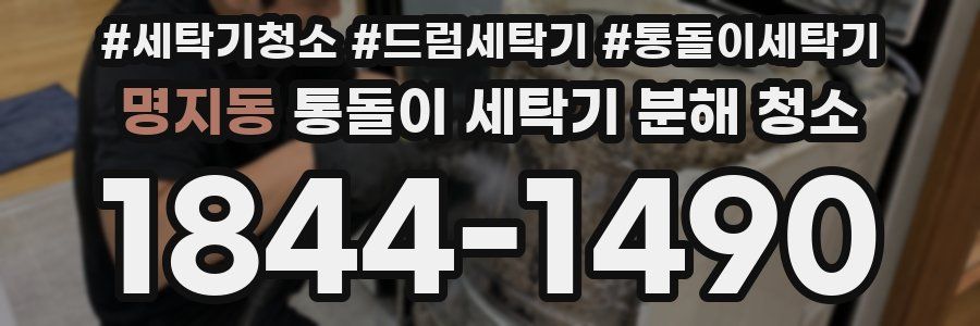 명지동 통돌이 세탁기 분해 청소