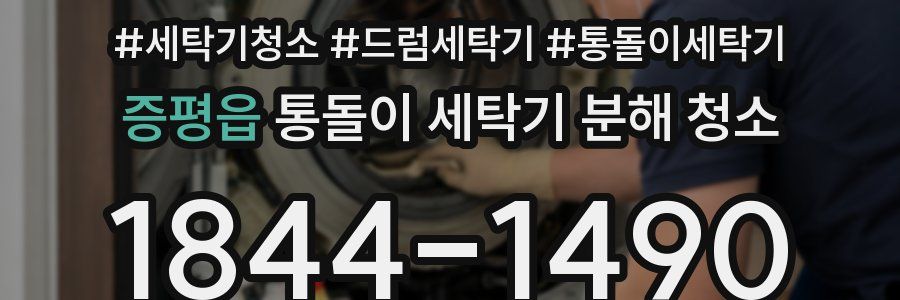 증평읍 통돌이 세탁기 분해 청소