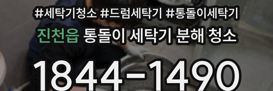 진천읍 통돌이 세탁기 분해 청소