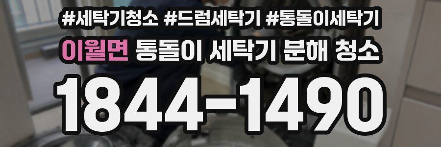 이월면 통돌이 세탁기 분해 청소