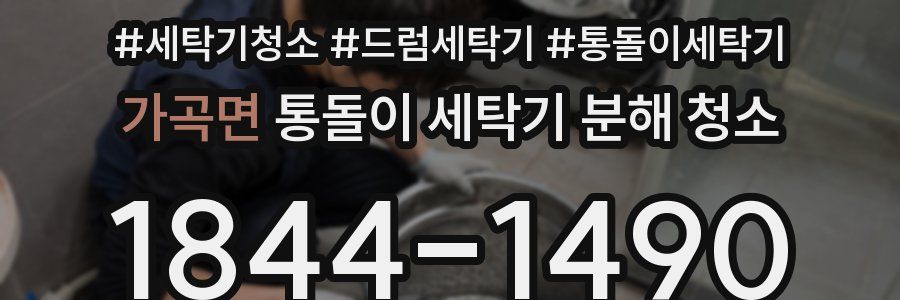 가곡면 통돌이 세탁기 분해 청소