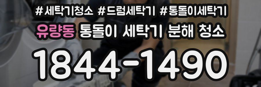 유량동 통돌이 세탁기 분해 청소