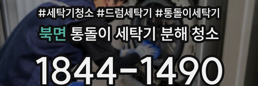 북면 통돌이 세탁기 분해 청소