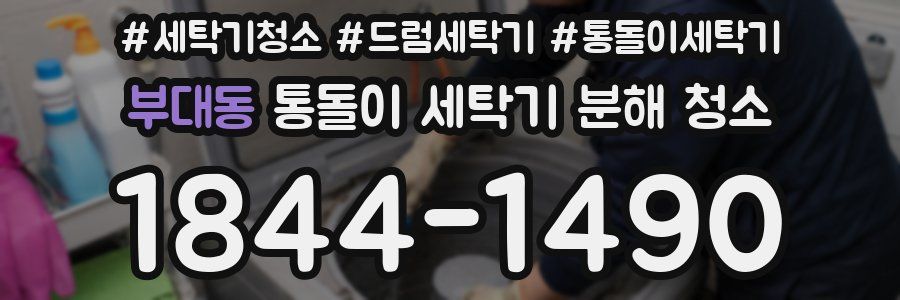 부대동 통돌이 세탁기 분해 청소