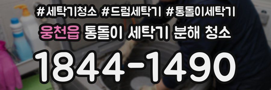 웅천읍 통돌이 세탁기 분해 청소