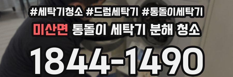 미산면 통돌이 세탁기 분해 청소