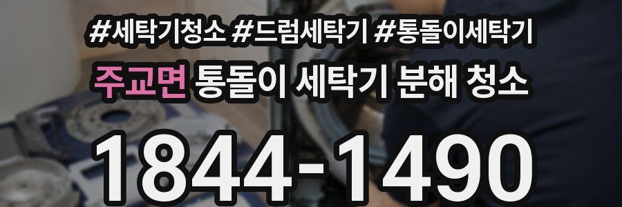 주교면 통돌이 세탁기 분해 청소