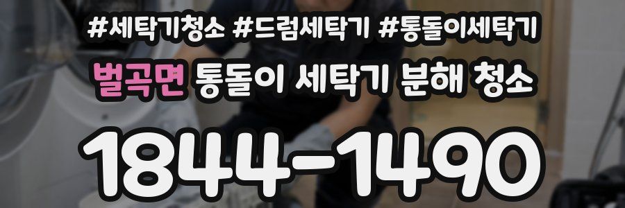 벌곡면 통돌이 세탁기 분해 청소