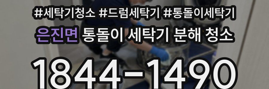 은진면 통돌이 세탁기 분해 청소