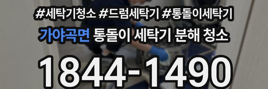 가야곡면 통돌이 세탁기 분해 청소