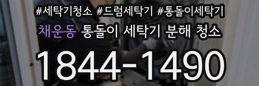 채운동 통돌이 세탁기 분해 청소