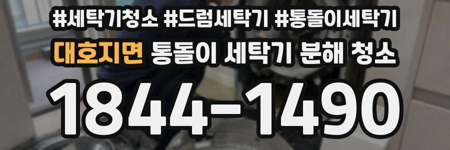 대호지면 통돌이 세탁기 분해 청소