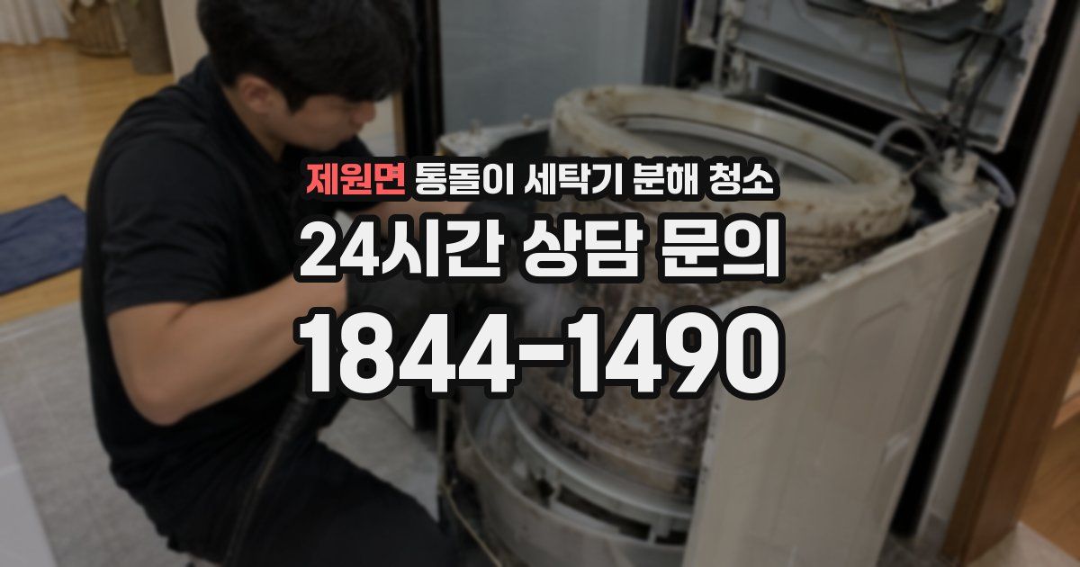 제원면 통돌이 세탁기 분해 청소