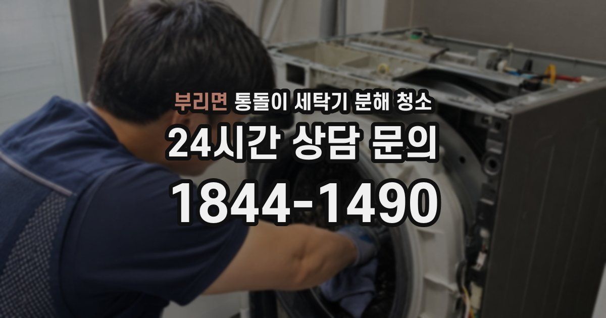 부리면 통돌이 세탁기 분해 청소