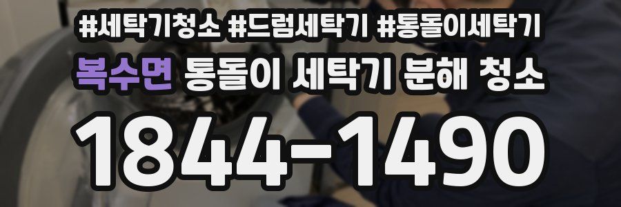 복수면 통돌이 세탁기 분해 청소