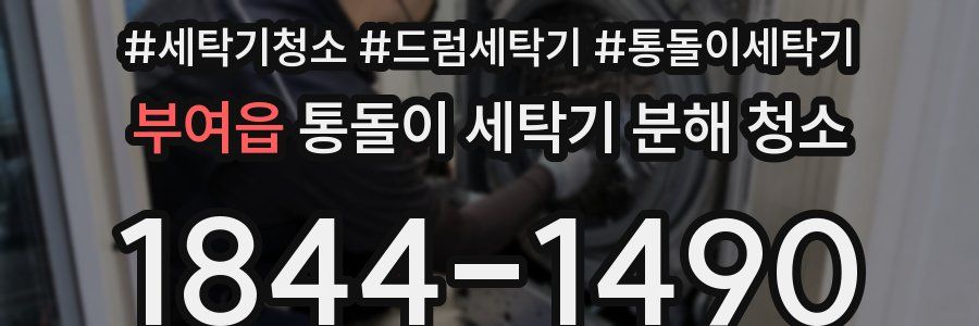 부여읍 통돌이 세탁기 분해 청소
