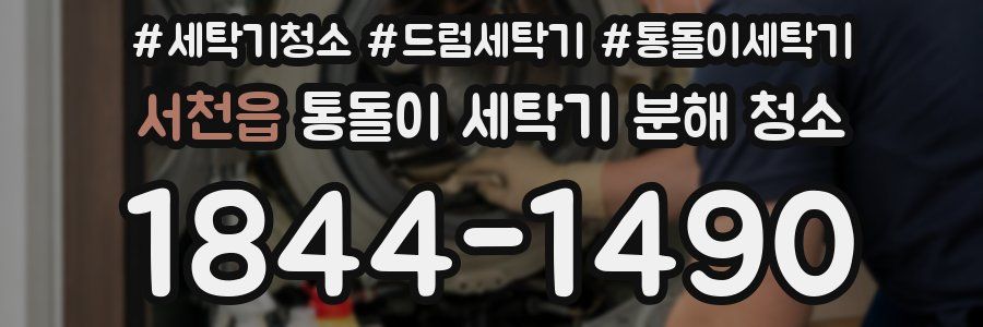 서천읍 통돌이 세탁기 분해 청소