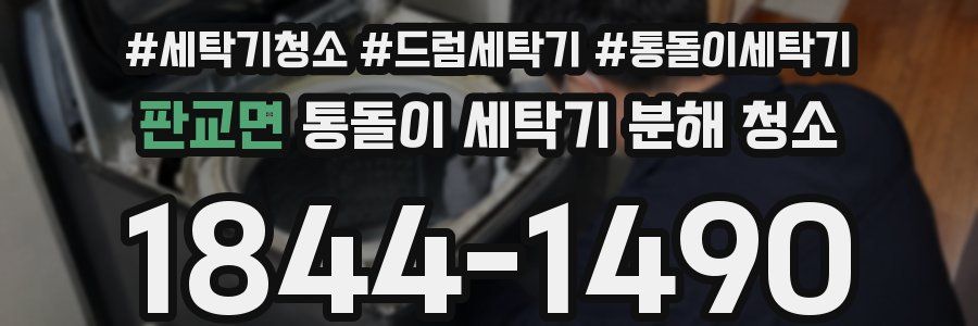 판교면 통돌이 세탁기 분해 청소