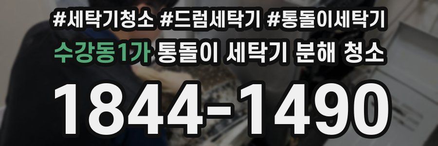 수강동1가 통돌이 세탁기 분해 청소