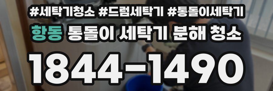항동 통돌이 세탁기 분해 청소