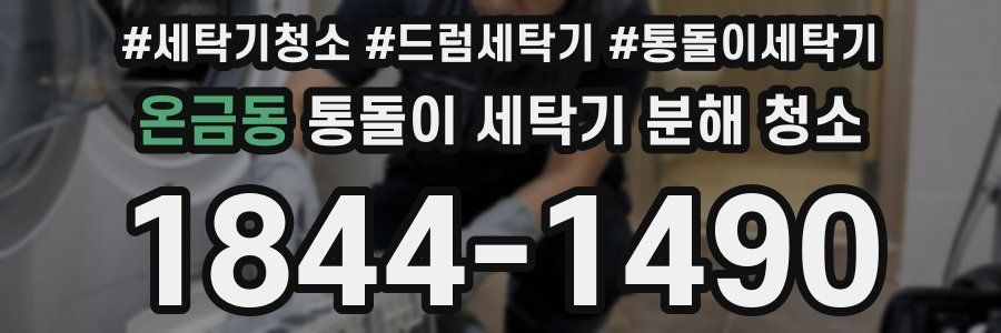 온금동 통돌이 세탁기 분해 청소