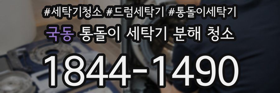 국동 통돌이 세탁기 분해 청소