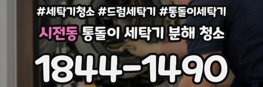 시전동 통돌이 세탁기 분해 청소