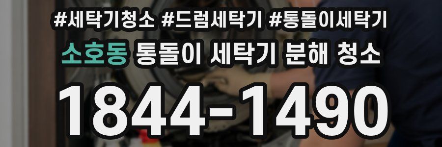 소호동 통돌이 세탁기 분해 청소