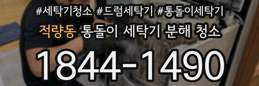 적량동 통돌이 세탁기 분해 청소